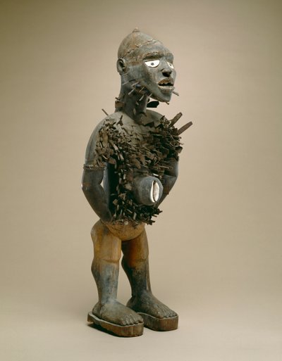 Nail Figure (Nkisi Nkondi) Yombe, Congo by African